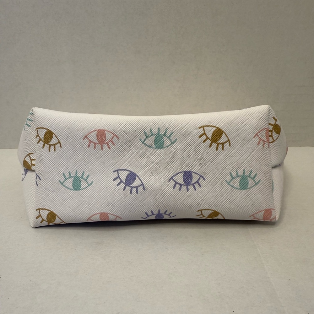 Eye Patterned White Pouch - Picture 4 of 6